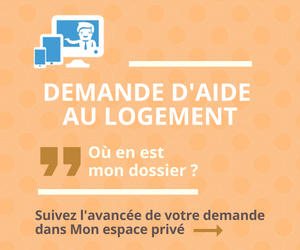 Suivez votre demande d'aide au logement en ligne